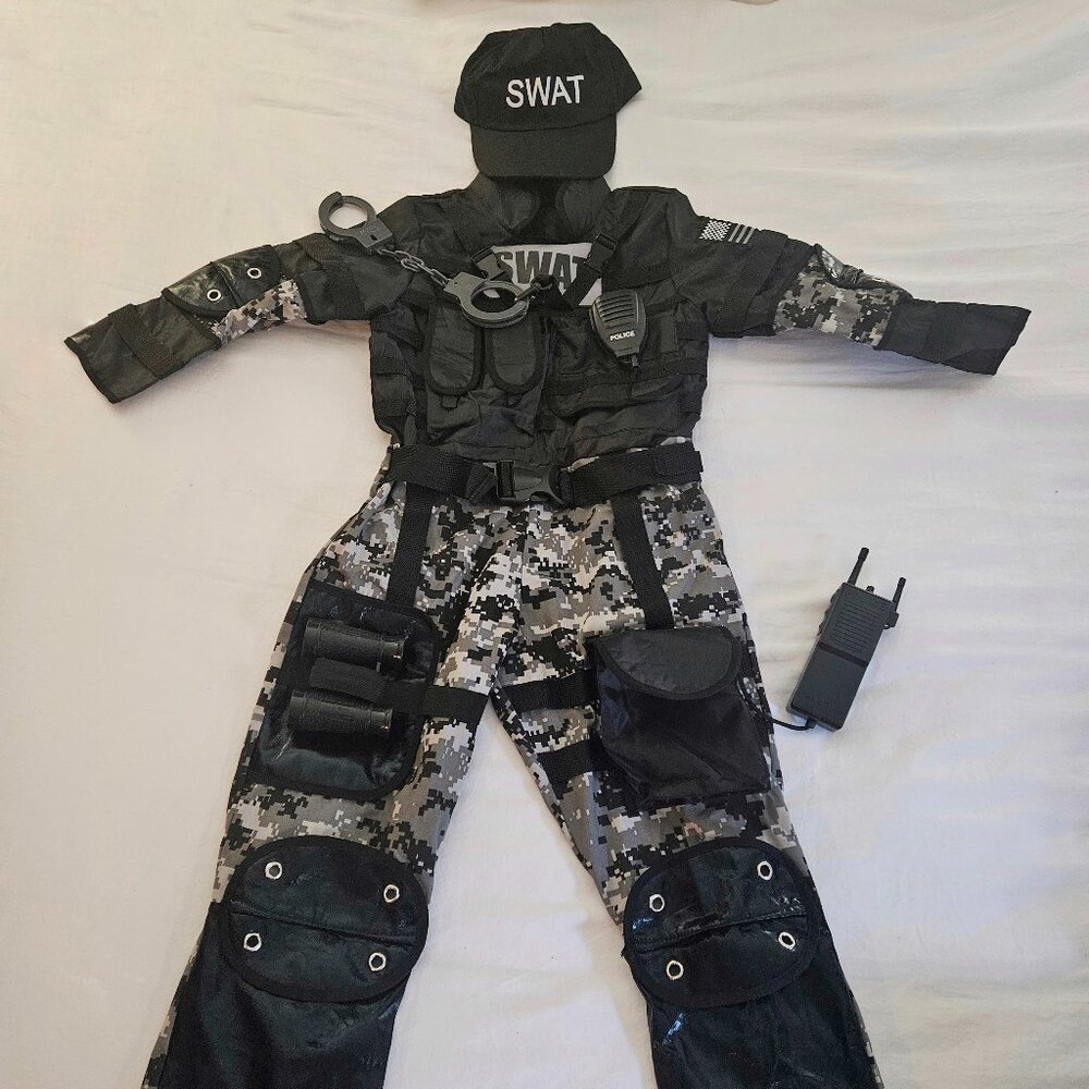 Kids SWAT officer costume size 5/6